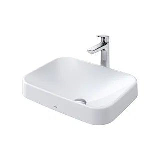 Lavabo chậu rửa mặt TOTO LT5715#XW đặt bàn sứ chống bám bẩn