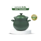 Nồi dưỡng sinh sứ Minh Long Healthycook Hathor (Nồi thân bầu) 8.5 L + nắp
