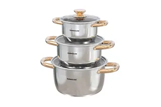Bộ nồi inox Impact Sunhouse Healthy SHG781E