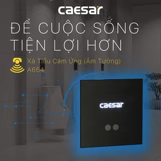 Xả tiểu Caesar A654 cảm ứng từ âm tường