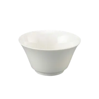 Chén cơm loe sứ Minh Long 11.5 cm - Tulip Ngà - Trắng Ngà