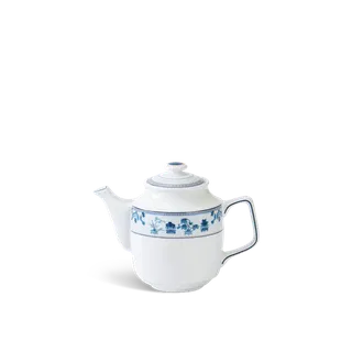 Bình trà sứ Minh Long 1.1 L + nắp - Jasmine - Tứ Quý