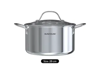 Nồi Inox 304 đáy liền Sunhouse SHG706-28