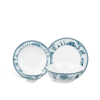 Bộ đồ ăn sứ Minh Long 09 sản phẩm - Jasmine - Thôn Dã