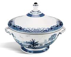 Thố sứ Minh Long 22 cm + nắp - Hoàng Cung - Hồn Việt