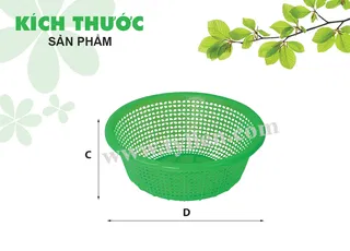 Rổ 425 (loại 2) nhựa Tý Liên No.0306