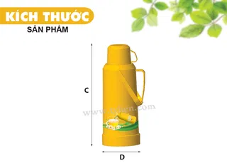 Phích Nước Nóng Hoshi 3.2L nhựa Tý Liên No.0908
