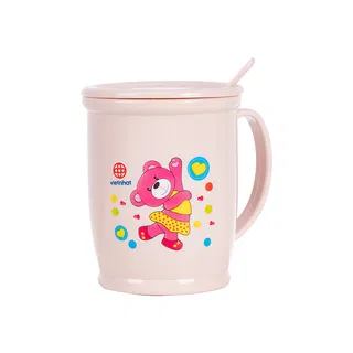 Ca tròn có thìa nhựa Việt Nhật 6002