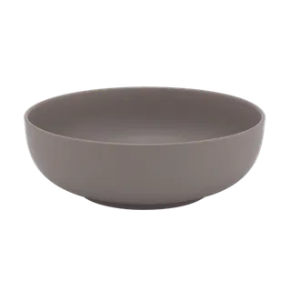 Tô sứ Minh Long cạn 20 cm - Timeless - Màu Xám