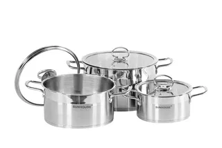 Bộ nồi inox 5 đáy Sunhouse Mama SH784