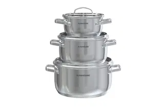 Bộ nồi Inox 304 Sunhouse Healthy SHG605