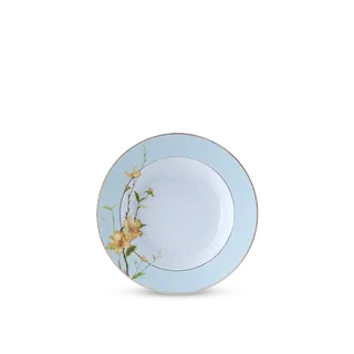 Dĩa súp sứ Minh Long 23 cm - Camellia - Hoa Mai