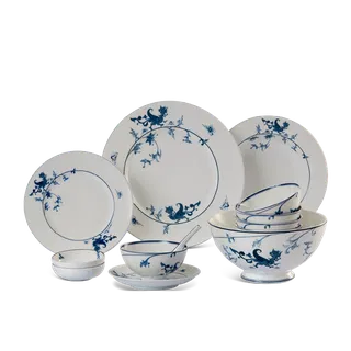 Bộ đồ ăn sứ Minh Long 30 sản phẩm - Hoàng Cung - Lạc Hồng
