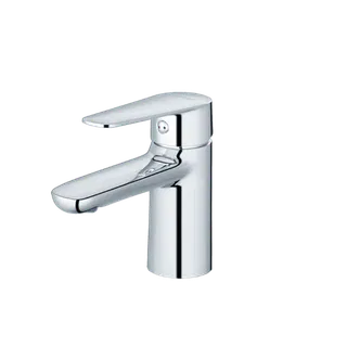 Vòi lavabo chậu rửa mặt Caesar B380CU nóng lạnh kèm nút xả nhấn