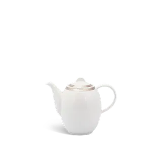 Bình trà + nắp sứ Minh Long - Sago - Thiên Tuế
