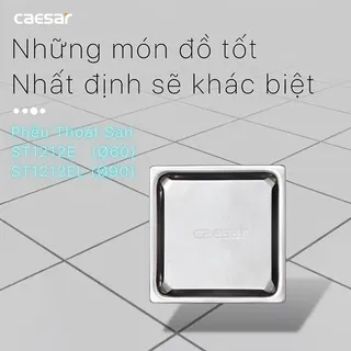 Phễu thoát sàn Caesar ST1212EL (thoát Φ 90)