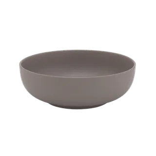 Tô cạn sứ Minh Long - Timeless - Màu Xám
