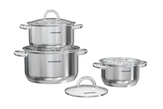 Bộ nồi Inox 3 đáy Sunhouse SHG361