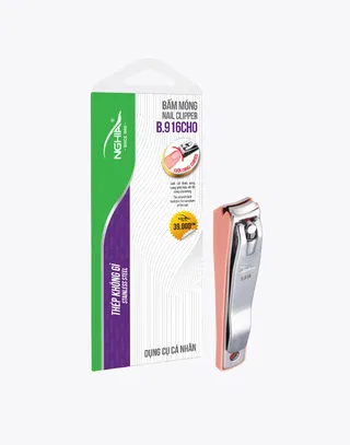 Bấm móng Kềm Nghĩa B.916C-HO (khay nhựa)