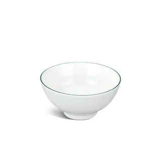 Chén súp sứ Minh Long 10 cm - Jasmine - Chỉ Xanh Lá