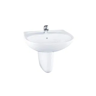 Lavabo chậu rửa mặt TOTO LHT236CS#W treo tường chân ngắn