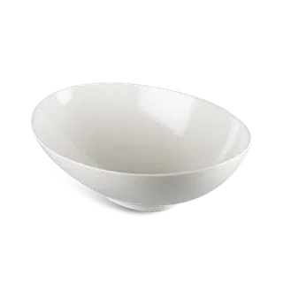 Tô oval sâu lòng sứ Minh Long 36 cm - Misc Assortment Lys - Trắng Ngà