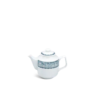 Bình trà + nắp sứ Minh Long - Jasmine - Vinh Quy Nhạt