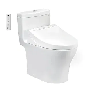 Bồn cầu 1 khối TOTO MS889CDRW15 nắp rửa C5 - TCF24460AAA