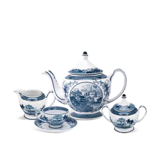 Bộ trà sứ Minh Long 1.3 L - Hoàng Cung - Hồn Việt