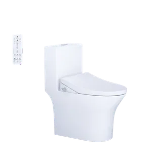 Bồn cầu 1 khối C1391F nắp rửa điện tử TAF512H