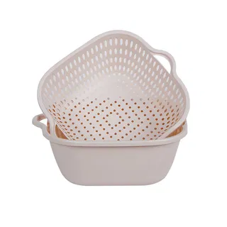 Rổ 2 lớp vuông bé nhựa Việt Nhật 3288