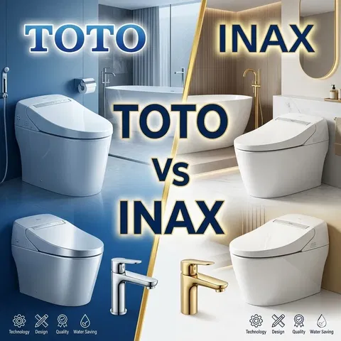 Thiết Bị Vệ Sinh INAX Và TOTO – Lựa Chọn Nào?