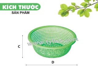 Rổ 430 dẻo nhựa Tý Liên No.0304