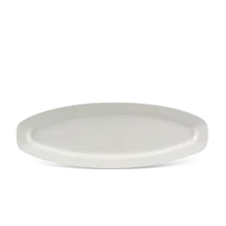 Dĩa oval sứ Minh Long 48 cm - Misc Assortment Lys - Trắng Ngà