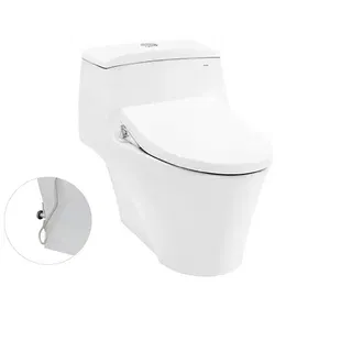 Bồn cầu 1 khối TOTO MS823DRE4#XW nắp rửa TCW1211A