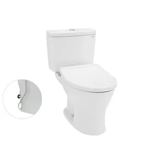 Bồn cầu 2 khối TOTO CS735DE2 nắp rửa TCW07S