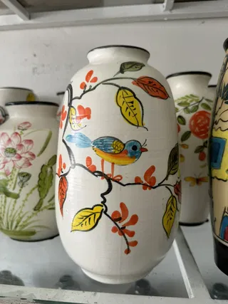 LỌ HOA GỐM MEN L2.27