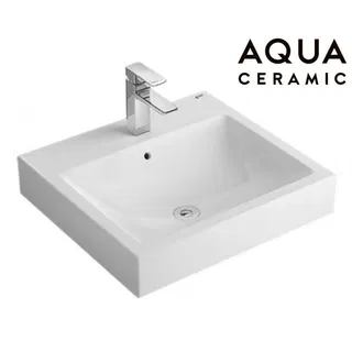 Lavabo chậu rửa mặt INAX AL-536VGC đặt bàn 3 lỗ (AL536V)