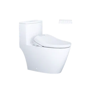Bồn Cầu 1 khối CAESAR C1363F Nắp Rửa Điện Tử TAF610H