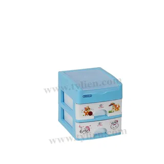 Tủ Nhựa Mini S Trắng Sữa 3 Ngăn nhựa Tý Liên No.0723