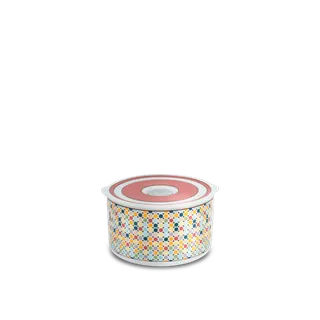 Hộp dưỡng sinh tròn đựng thực phẩm sứ Minh Long 13 cm + nắp (K) - Dưỡng Sinh - Mosaic