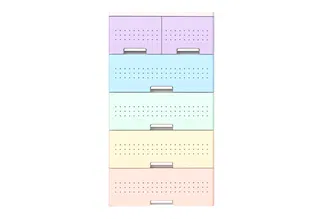 Tủ nhựa Duy Tân Tabi Diamond-L 5 Ngăn No.1611/5