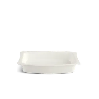 Tô chữ nhật sứ Minh Long 30 x 20 cm - Gourmet Lys - Trắng Ngà