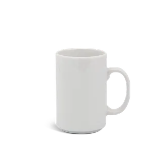 Ca bia sứ Minh Long 0.52 L (quai tròn) - Jasmine - Trắng