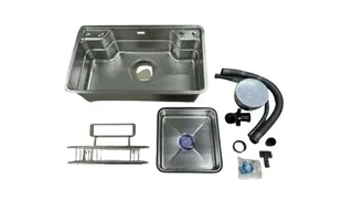 Chậu Rửa Chén 1 Hộc Honorcy Chống Trày C-105 INOX 304