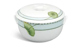Thố + nắp sứ Minh Long - Jasmine - Tích Tuyết Thảo