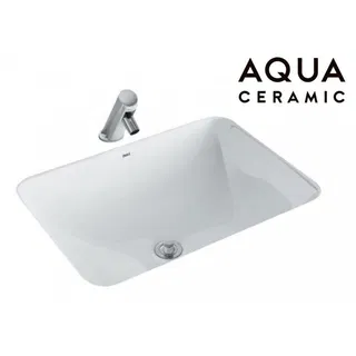 Lavabo chậu rửa mặt INAX AL-2298V âm bàn sứ chống bám bẩn Aquaceramic (AL-2298V)