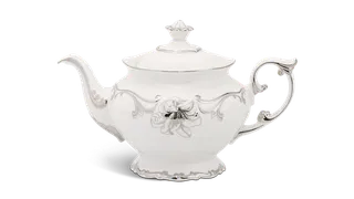 Bình trà sứ Minh Long 1.3 L - Đài Các - Trang Trí Bạch Kim