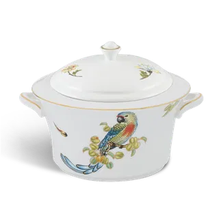 Thố sứ Minh Long 2.6 L + nắp - Tulip IFP - Hoàng Yến