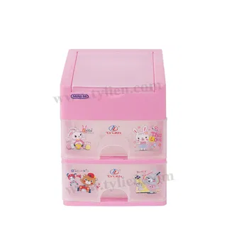 Tủ Nhựa Mini M Trắng Trong 3 Ngăn nhựa Tý Liên No.0724